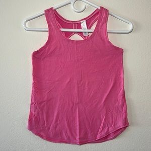 Ivivva Girls pink size 8 light weight cotton tank top. Perfect condition!
